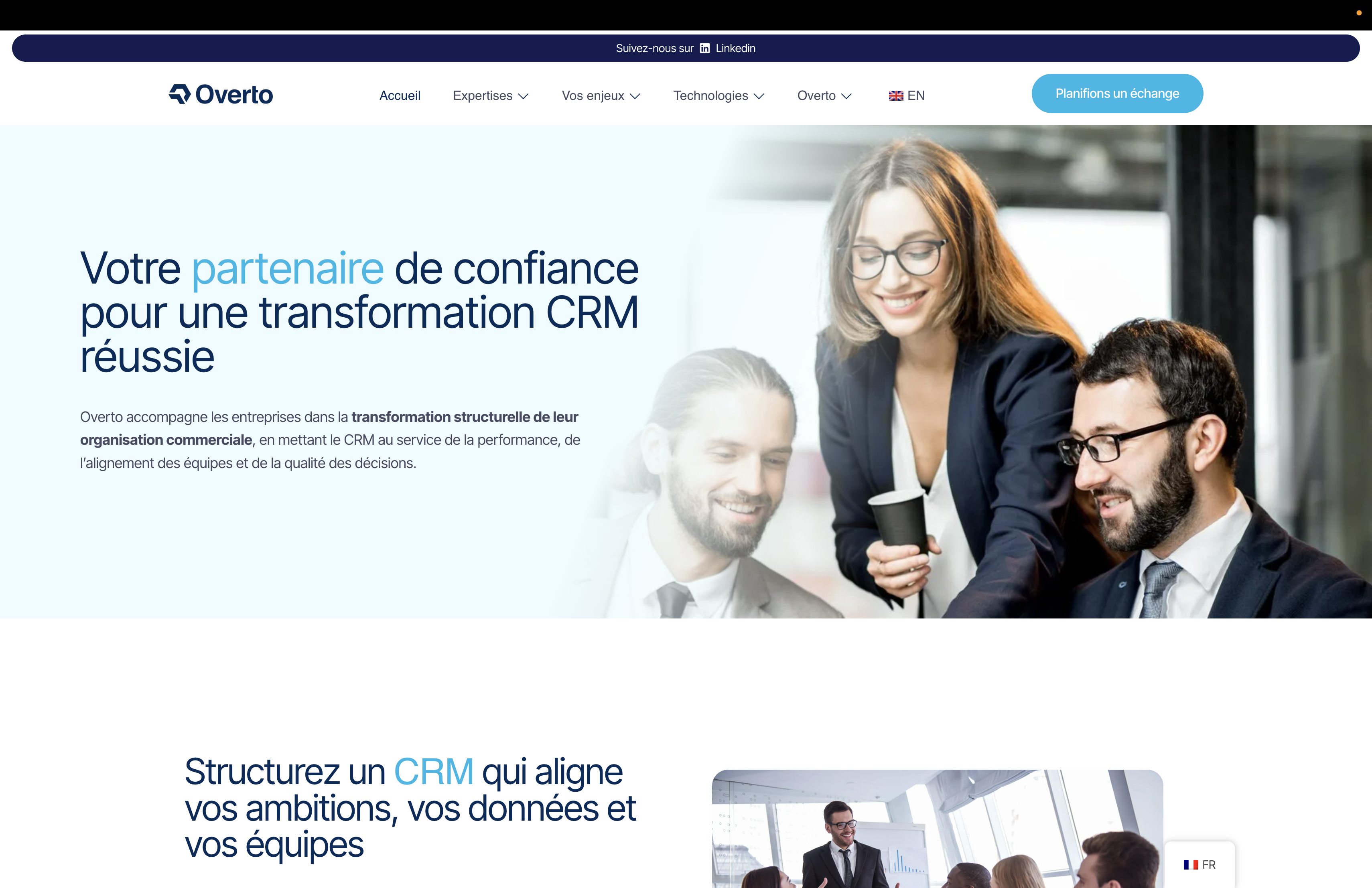 Overto website
